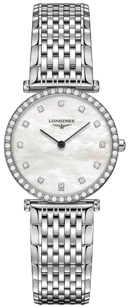 Longines La Grande Classique Quartz 29mm Women's Diamond Watch L4.523.0.87.6 - WAB - Shipping Dept.