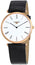 Longines La Grande Classique Rose Gold PVD White Dial Black Leather Strap Quartz Mens Watch L4.709.1.91.2 - WAB - Shipping Dept.