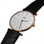 Longines La Grande Classique Rose Gold PVD White Dial Black Leather Strap Quartz Unisex Watch L4.755.1.92.2 - Watches & Beyond