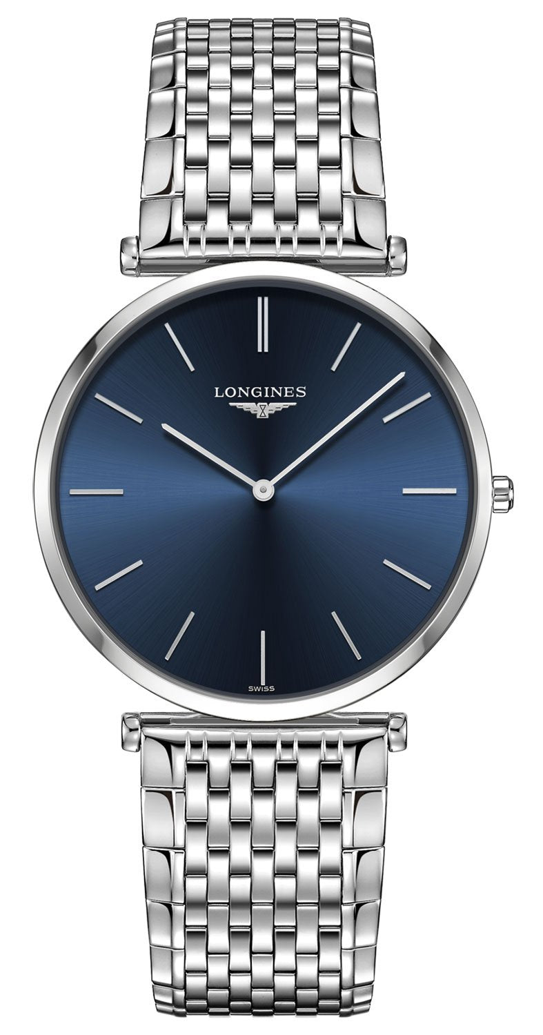 Longines La Grande Classique Stainless Steel Blue Dial Quartz Unisex Watch L4.766.4.95.6 - WAB - Shipping Dept.