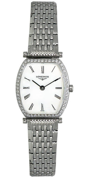 Longines La Grande Classique Stainless Steel & Diamond Womens Luxury Watch L4.288.0.11.6 - WAB - Shipping Dept.