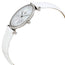 Longines La Grande Classique Stainless Steel Mother - Of - Pearl Dial White Leather Strap Quartz Womens Watch L4.512.4.05.2 - WAB - Shipping Dept.