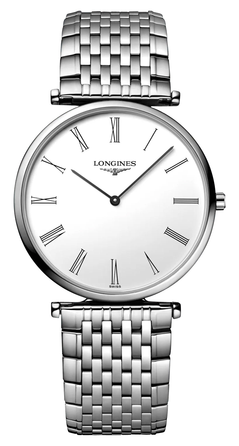 Longines La Grande Classique Stainless Steel White Dial Quartz Womens Watch L4.709.4.21.6 - Watches & Beyond