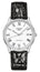 Longines Lyre Automatic Stainless Steel White Dial Black Leather Strap Date Mens Watch L4.960.4.11.2 - Watches & Beyond