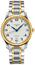 Longines Master Collection Automatic 18k Yellow Gold and Steel Silver Dial Date Mens Watch L2.628.5.78.7 - WAB - Shipping Dept.