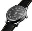 Longines Master Collection Automatic Stainless Steel Black Dial Black Leather Strap Date Power Reserve Mens Watch L2.708.4.51.7 - Watches & Beyond