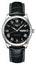 Longines Master Collection Automatic Stainless Steel Black Dial Black Leather Strap Day/Date Mens Watch L2.755.4.51.7 - WAB - Shipping Dept.