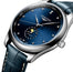 Longines Master Collection Automatic Stainless Steel Blue Dial Blue Leather Strap Diamonds Moonphase Date Mens Watch L2.919.4.97.0 - Watches & Beyond