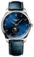 Longines Master Collection Automatic Stainless Steel Blue Dial Blue Leather Strap Diamonds Moonphase Date Mens Watch L2.919.4.97.0 - Watches & Beyond