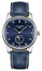 Longines Master Collection Automatic Stainless Steel Blue Dial Blue Leather Strap Moonphase Diamonds Date Mens Watch L2.909.4.97.0 - Watches & Beyond