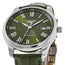 Longines Master Collection Automatic Stainless Steel Green Dial Green Leather Strap Date Mens Watch L2.893.4.09.2 - Watches & Beyond