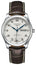 Longines Master Collection Automatic Stainless Steel Silver Dial Brown Leather Strap Day/Date Mens Watch L2.755.4.78.3 - WAB - Shipping Dept.