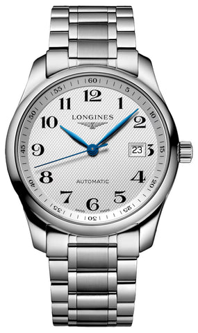 Longines Master Collection Automatic Stainless Steel Silver Dial Date Mens Watch L2.793.4.78.6 - WAB - Shipping Dept.