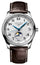 Longines Master Collection Automatic Stainless Steel Silver-Tone Dial Brown Leather Strap Moonphase Date Mens Watch L2.909.4.78.3 - Watches & Beyond