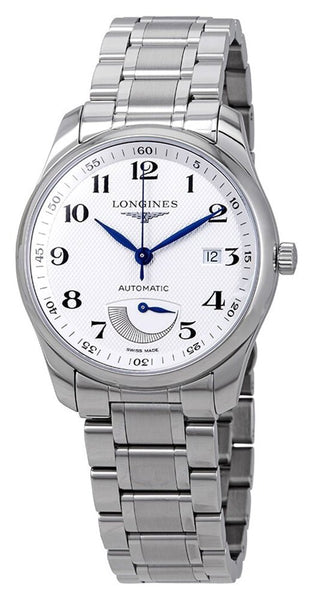 Longines Master Collection Power Reserve Automatic Stainless Steel Silver Dial Date Mens Watch L2.908.4.78.6 - WAB - Shipping Dept.