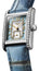Longines Mini DolceVita Stainless Steel Blue Dial Blue Leather Strap Diamonds Quartz Womens Watch L5.200.0.95.2 - Watches & Beyond