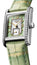 Longines Mini DolceVita Stainless Steel Green Dial Green Leather Strap Diamonds Quartz Womens Watch L5.200.0.05.2 - Watches & Beyond