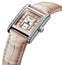 Longines Mini DolceVita Stainless Steel Pink Dial Pink Leather Strap Diamonds Quartz Womens Watch L5.200.0.99.2 - Watches & Beyond