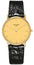 Longines Presence 18kt Solid Gold Black Leather Gold Dial Luxury Mens Watch L4.743.6.39.2 - WAB - Shipping Dept.