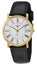 Longines Presence Automatic 18K Yellow Gold White Dial Black Leather Strap Date Mens Watch L4.778.6.11.0 - WAB - Shipping Dept.