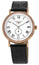 Longines Presence Automatic Rose Gold PVD White Dial Black Leather Strap Date Mens Watch L4.905.1.11.2 - WAB - Shipping Dept.