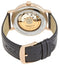Longines Presence Automatic Rose Gold PVD White Dial Black Leather Strap Date Mens Watch L4.922.1.11.2 - Watches & Beyond