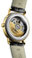 Longines Presence Automatic Yellow Gold PVD White Dial Black Leather Strap Date Mens Watch L4.921.2.11.2 - Watches & Beyond
