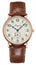 Longines Presence Heritage Automatic 18K Rose Gold Silver Dial Brown Leather Strap Mens Watch L4.785.8.73.2 - WAB - Shipping Dept.