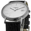 Longines Presence Stainless Steel White Dial Black Leather Strap Date Quartz Mens Watch L4.790.4.12.2 - WAB - Shipping Dept.