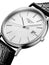 Longines Presence Stainless Steel White Dial Black Leather Strap Date Quartz Mens Watch L4.790.4.12.2 - WAB - Shipping Dept.