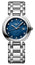 Longines PrimaLuna Stainless Steel Blue Mother - Of - Pearl Dial Diamonds Date Quartz Womens Watch L8.122.4.98.6 - Watches & Beyond