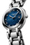 Longines PrimaLuna Stainless Steel Blue Mother - Of - Pearl Dial Diamonds Date Quartz Womens Watch L8.122.4.98.6 - Watches & Beyond