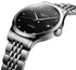 Longines Record Automatic COSC Stainless Steel Black Dial Diamonds Date Mens Watch L2.820.4.57.6 - Watches & Beyond