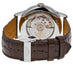 Longines Record Automatic COSC Stainless Steel Silver Dial Brown Leather Strap Date Mens Watch L2.821.4.76.2 - Watches & Beyond