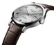 Longines Record Automatic COSC Stainless Steel Silver Dial Brown Leather Strap Date Mens Watch L2.821.4.76.2 - Watches & Beyond