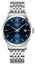 Longines Record Automatic Stainless Steel Blue Dial Date Mens Watch L2.821.4.96.6 - Watches & Beyond