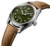 Longines Spirit Automatic COSC Stainless Steel Green Dial Brown Leather Strap Date Mens Watch L3.811.4.03.2 - Watches & Beyond