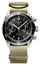 Longines Spirit Flyback Automatic COSC Chronograph Stainless Steel Black Dial Beige Textile Strap Mens Watch L3.821.4.53.9 - Watches & Beyond