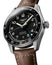 Longines Spirit Zulu Time Automatic GMT Chronometer Stainless Steel Black Dial Brown Leather Strap Date Mens Watch L3.812.4.53.2 - WAB - Shipping Dept.