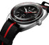 Longines Ultra - Chron Box Edition Automatic Chronometer Stainless Steel Black Dial Brown Leather Interchangeable Black/Red Nylon Strap Divers Mens Watch L2.836.4.52.8 - Watches & Beyond