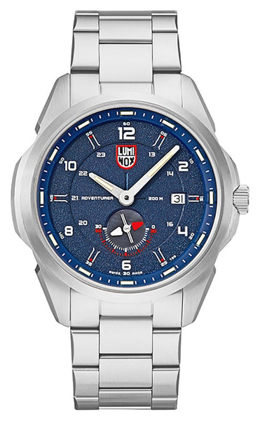 Luminox Atacama Adventurer Stainless Steel Blue Dial Date Divers Quartz Mens Watch XL.1764 - Watches & Beyond