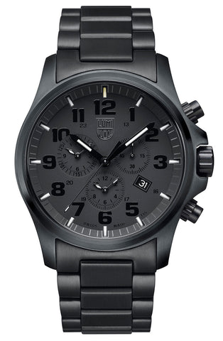 Luminox Atacama Field Chronograph Black PVD Black Dial Date Alarm Quartz Mens Watch XL.1942.BOB - WAB - Shipping Dept.