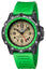 Luminox Commando Raider GMT CARBONOX Beige Dial Green Rubber Strap Date Divers Quartz Mens Watch XL.3337 - WAB - Shipping Dept.