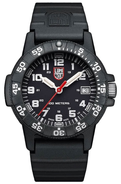 Luminox Leatherback SEA Turtle CARBONOX Black Rubber Strap Date Quartz Mens Watch XS.0301.L - Watches & Beyond