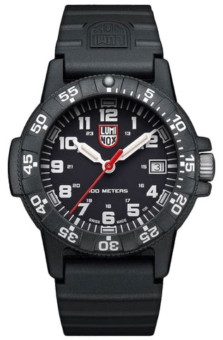 Luminox Leatherback SEA Turtle CARBONOX Black Rubber Strap Date Quartz Mens Watch XS.0301.L - WAB - Shipping Dept.