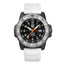 Luminox Mil-Spec CARBONOX+ & Titanium Black Dial White Rubber Interchangeable Black Nylon Strap Date Divers Quartz Mens Watch XL.3359.SET - Watches & Beyond