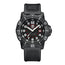 Luminox Navy SEAL Black IP Steel Black Dial Black Rubber Interchangeable Black Velcro Strap Date Divers Quartz Mens Watch XS.4231.SET - Watches & Beyond