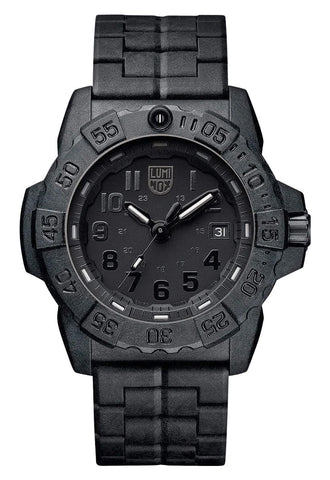 Luminox Navy SEAL CARBONOX Black Dial Date Divers Quartz Mens Watch XS.3502.BO.L - WAB - Shipping Dept.