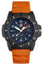 Luminox Navy Seal CARBONOX Orange Rubber Strap Blue Dial Date Divers Quartz Mens Watch XS.3603 - WAB - Shipping Dept.