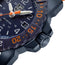 Luminox Navy SEAL Foundation "Back to the Blue" Set Blue IP Steel Blue Dial Orange Rubber Interchangeable Blue Rubber Strap Date Divers Quartz Mens Watch XS.3253.CBNSF.SET - Watches & Beyond